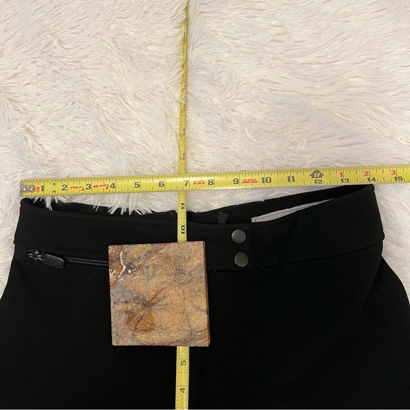 Snowy Mountain Vintage Black Ski Pants Made In Italy - Picture 9 of 12